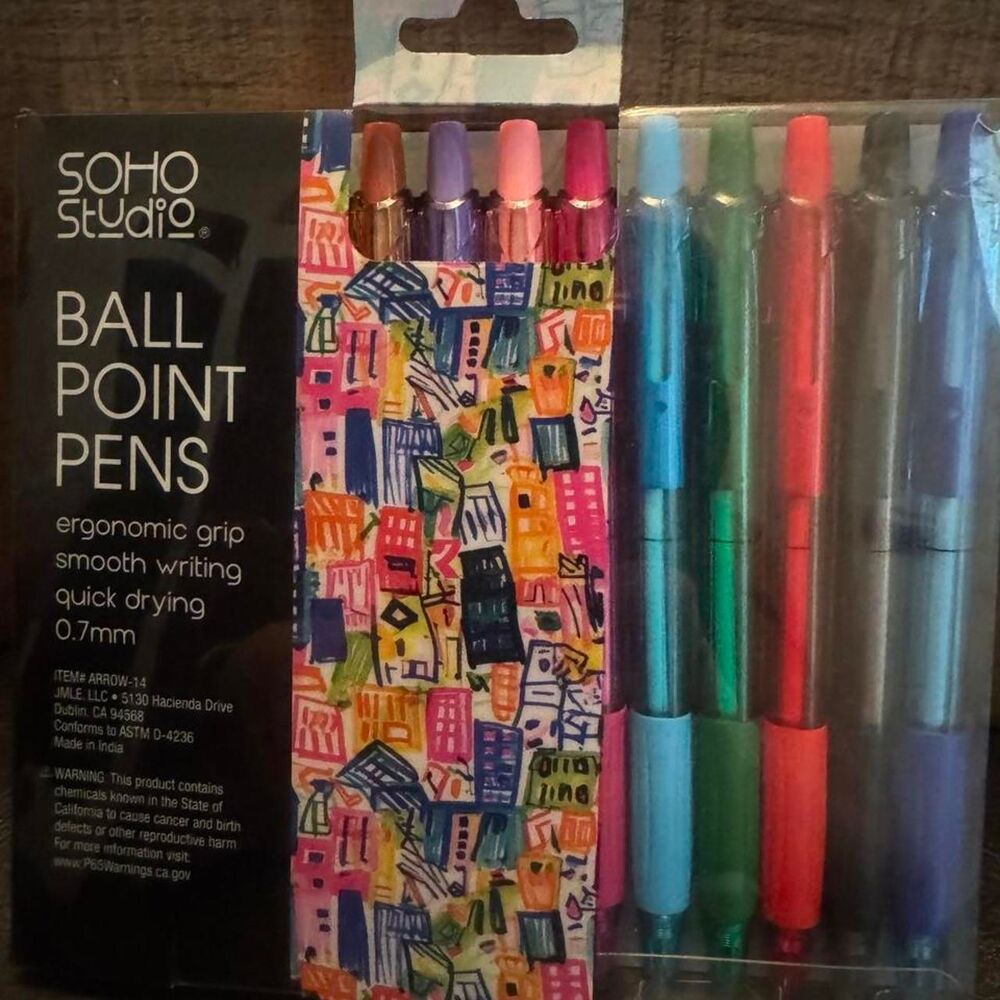 14 Quick Drying Ergonomic Grip Smooth Writing Pens